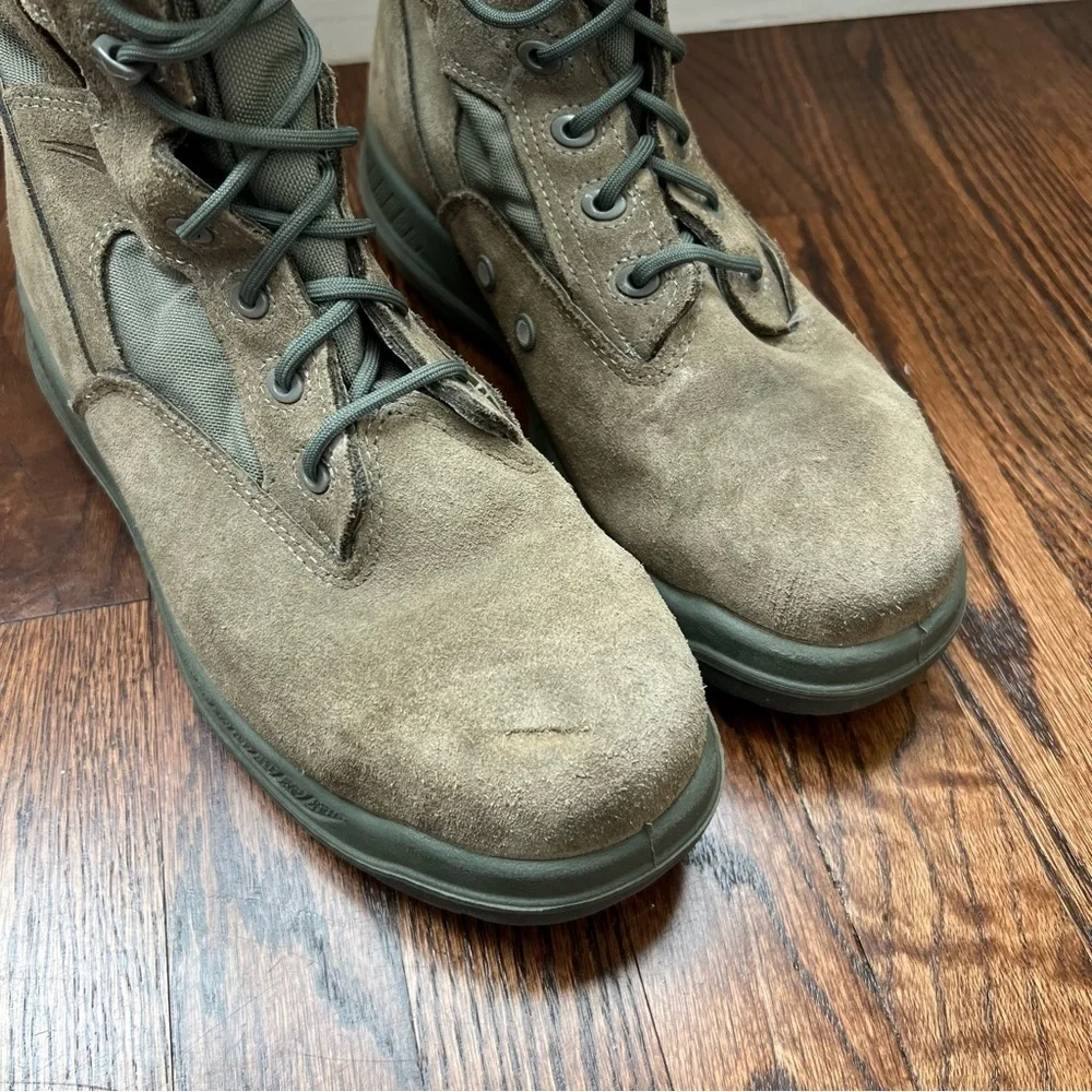 Belleville 610 ST Suede Military Boots Insulated Men’s Size 9.5 W Green Outdoor,